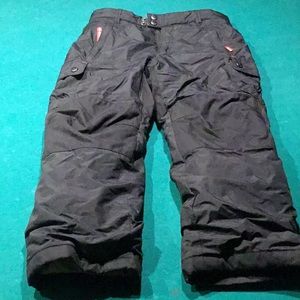 Black snow pants